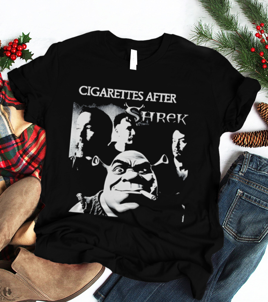 Cigarettes After Shrek Smoking Smutty Memories T-Shirt