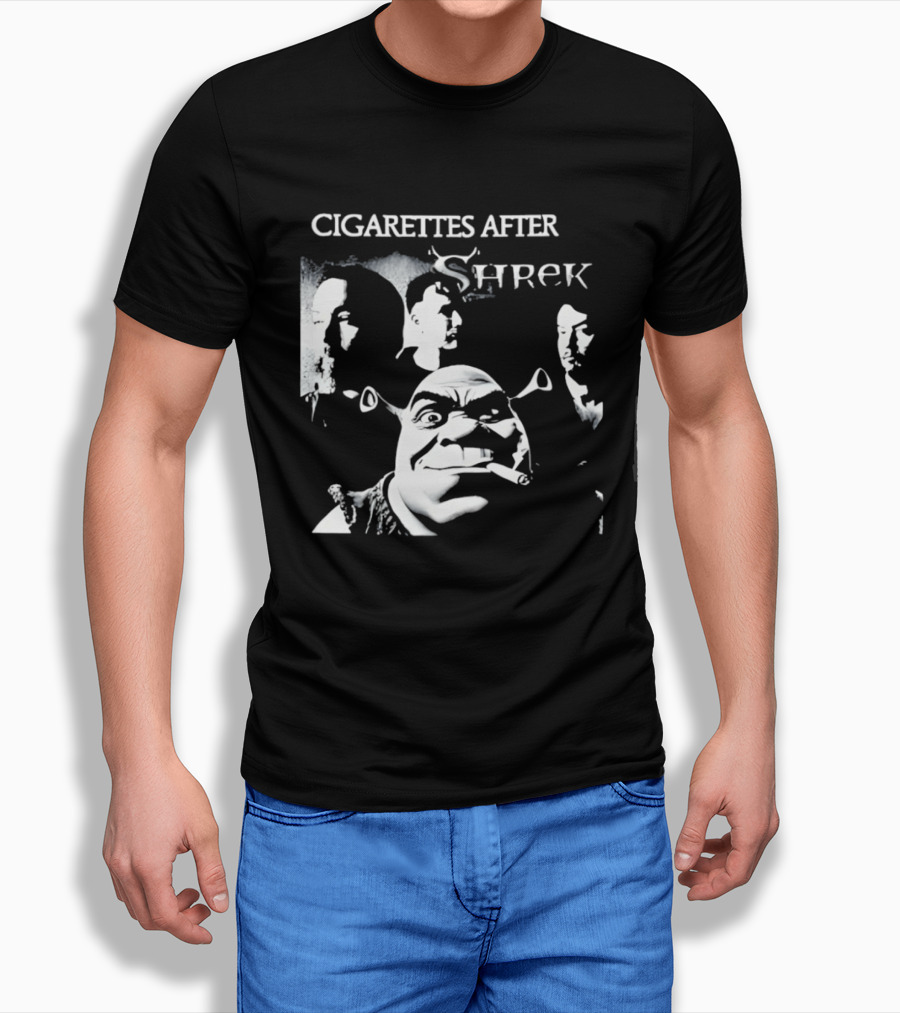 Cigarettes After Shrek Smoking Smutty Memories T-Shirt