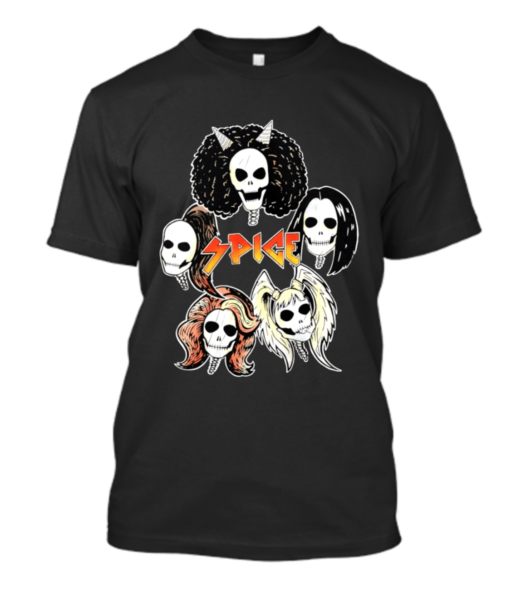 Spice Girls Skull Halloween Rock T-Shirt