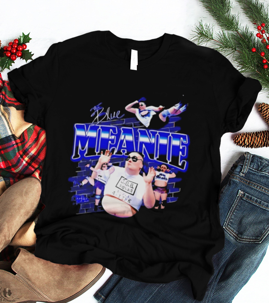 The Blue Meanie Brian Heffron Wrestling T-Shirt