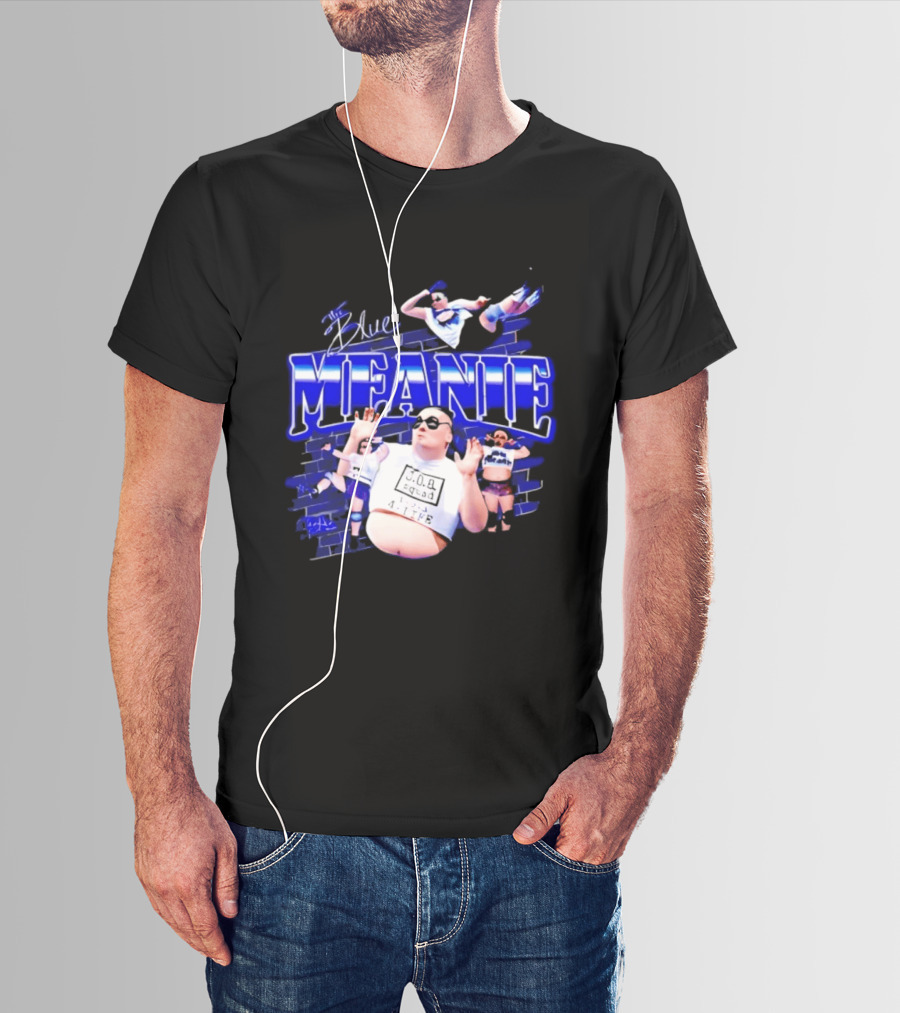 The Blue Meanie Brian Heffron Wrestling T-Shirt