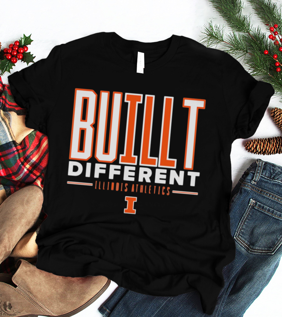 BuILLt Different Illinois Athletics I T-Shirt
