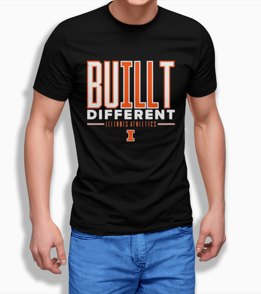 BuILLt Different Illinois Athletics I T-Shirt