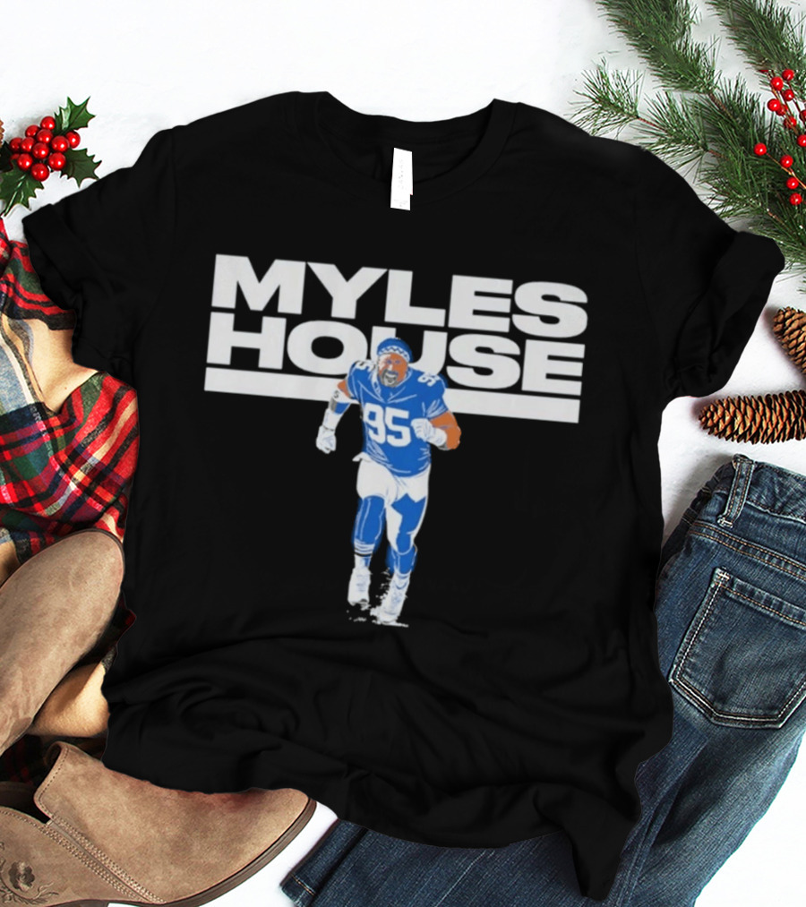 Cleveland Browns Myles House 95 Myles Garrett NFLPA T-Shirt