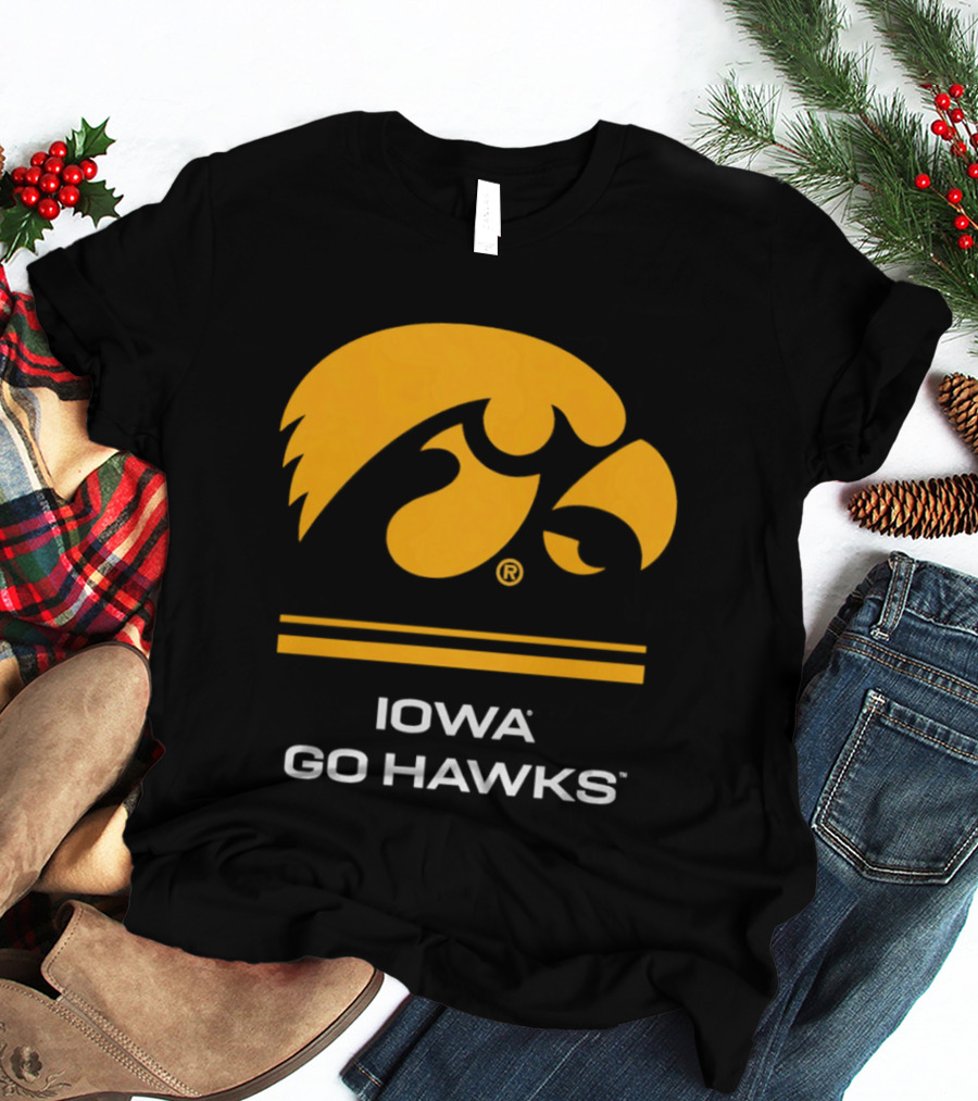 Iowa Hawkeyes Go Hawks T-Shirt