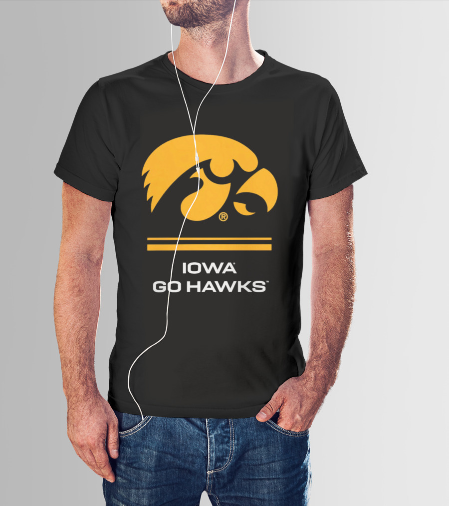Iowa Hawkeyes Go Hawks T-Shirt