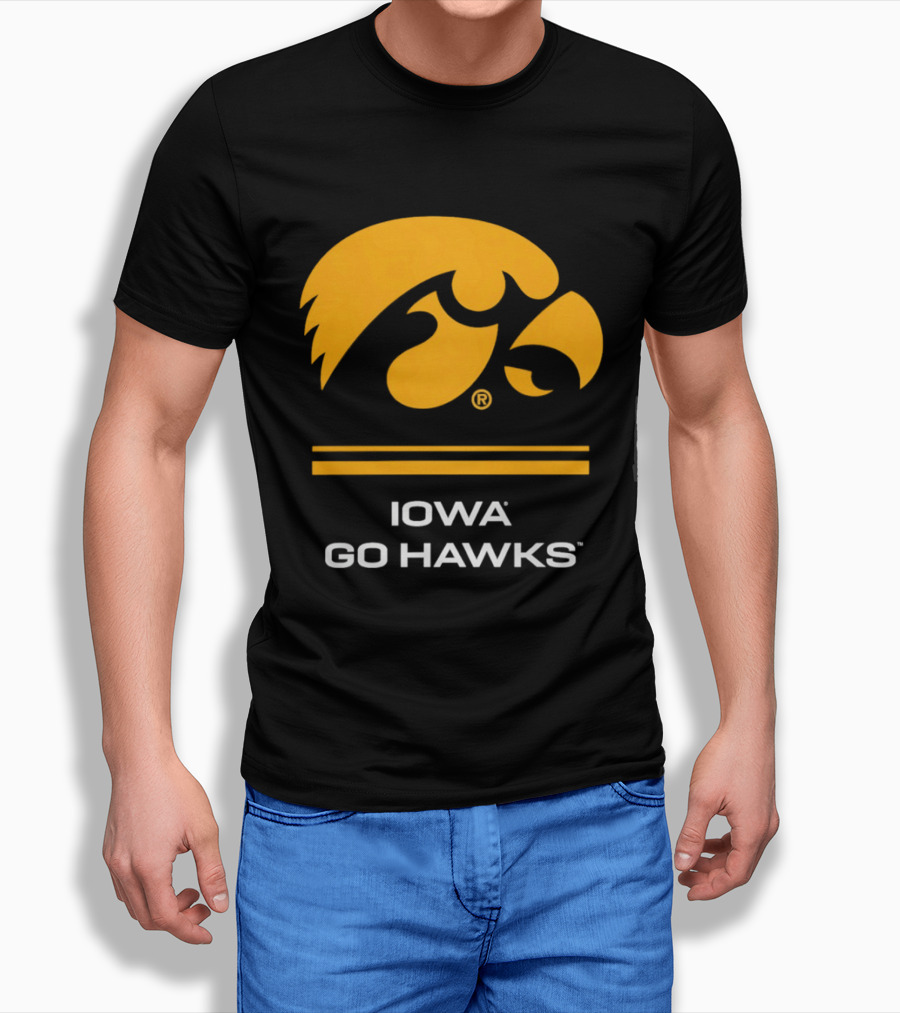 Iowa Hawkeyes Go Hawks T-Shirt