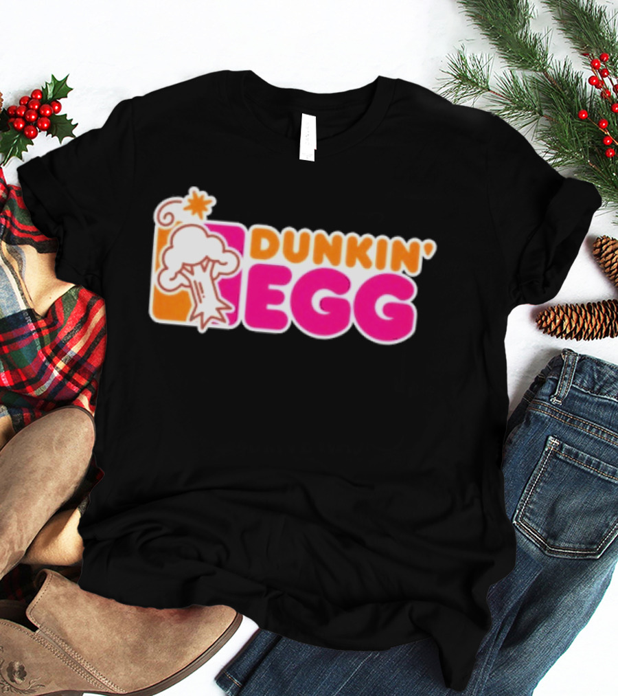 Dunkin' Egg Dunkin' Donuts Tree Explosion T-Shirt