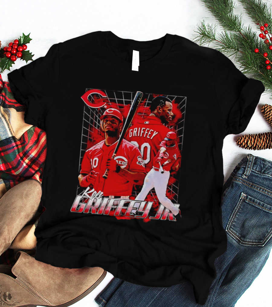 Ken Griffey Jr Cincinnati Reds Baseball Player 30 Reds Griffey T-Shirt