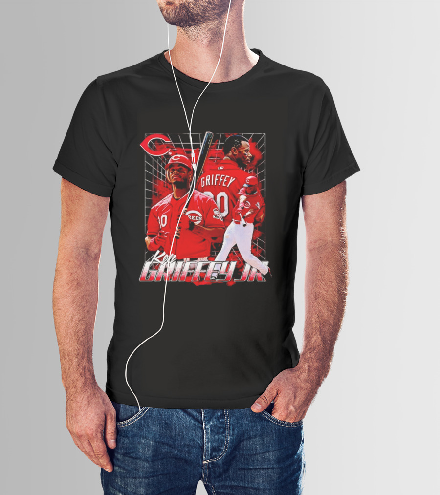 Ken Griffey Jr Cincinnati Reds Baseball Player 30 Reds Griffey T-Shirt