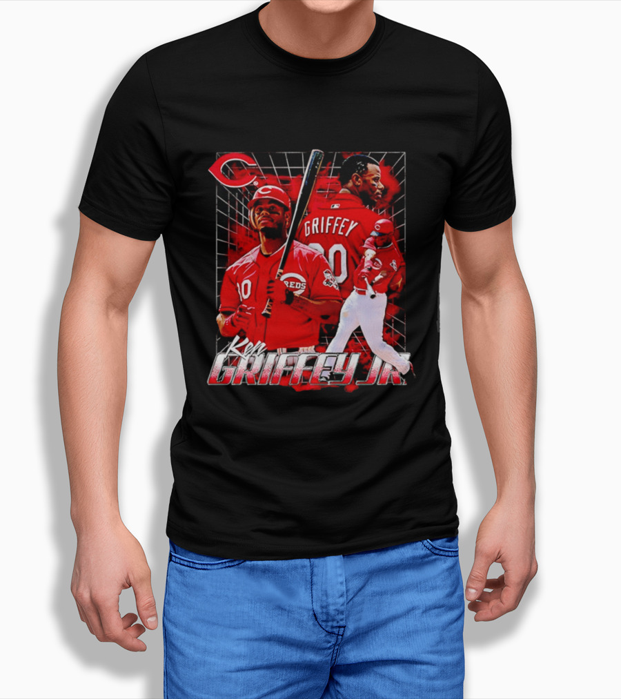 Ken Griffey Jr Cincinnati Reds Baseball Player 30 Reds Griffey T-Shirt