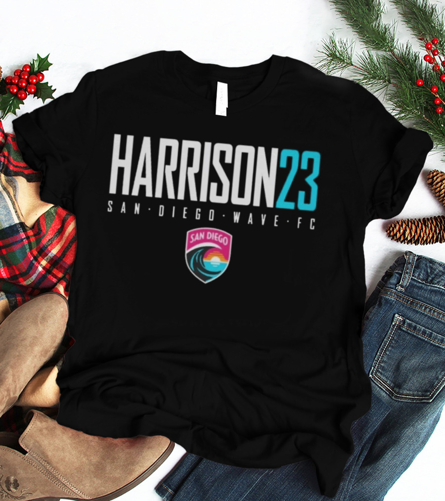Harrison 23 San Diego Wave FC Soccer Team San Diego Wave T-Shirt