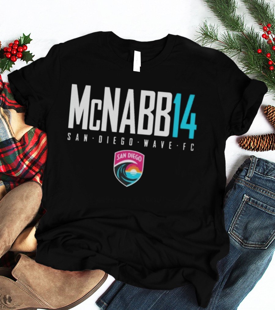 San Diego Wave FC McNabb 14 Team T-Shirt