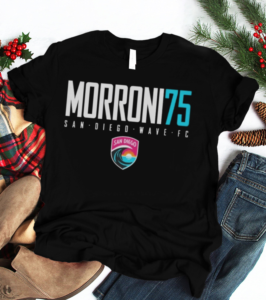 San Diego Wave FC Morroni 75 Soccer Team T-Shirt
