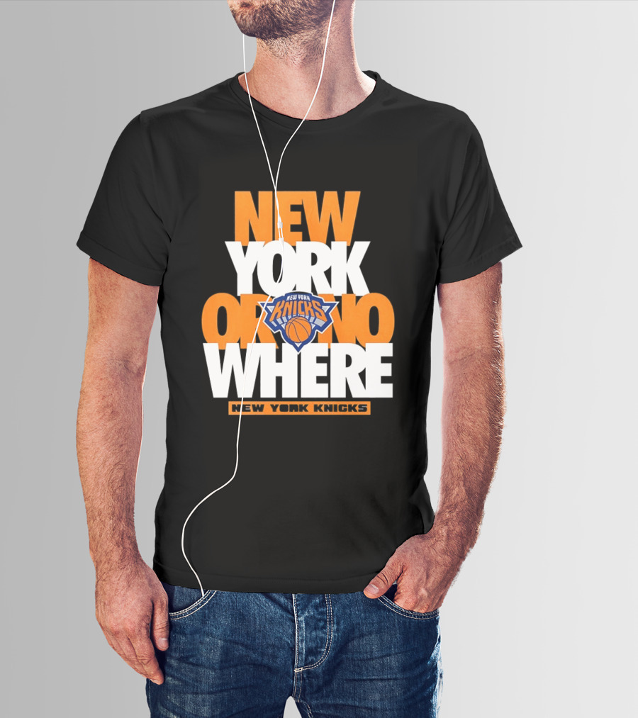 New York Knicks Basketball New York Or Nowhere 2026 T-Shirt