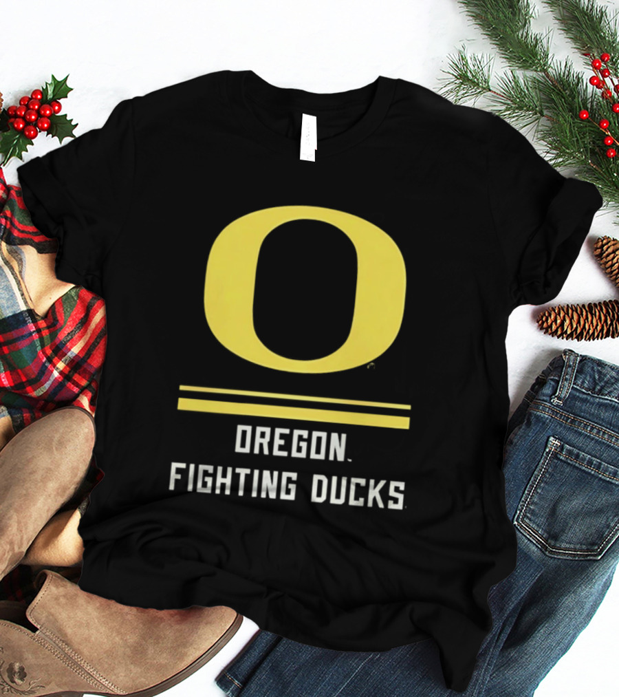 Oregon Fighting Ducks Yellow O T-Shirt