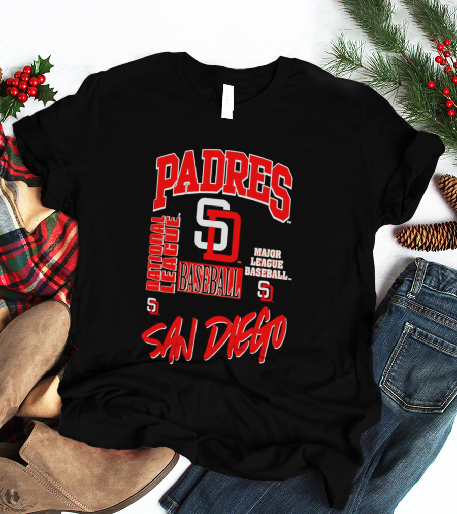 Padres San Diego SD National League Major League Baseball T-Shirt