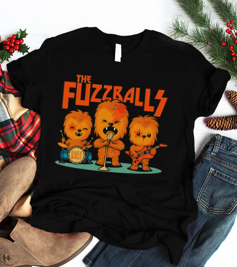 The Fuzzballs Chewbacca Star Wars Music Band T-Shirt