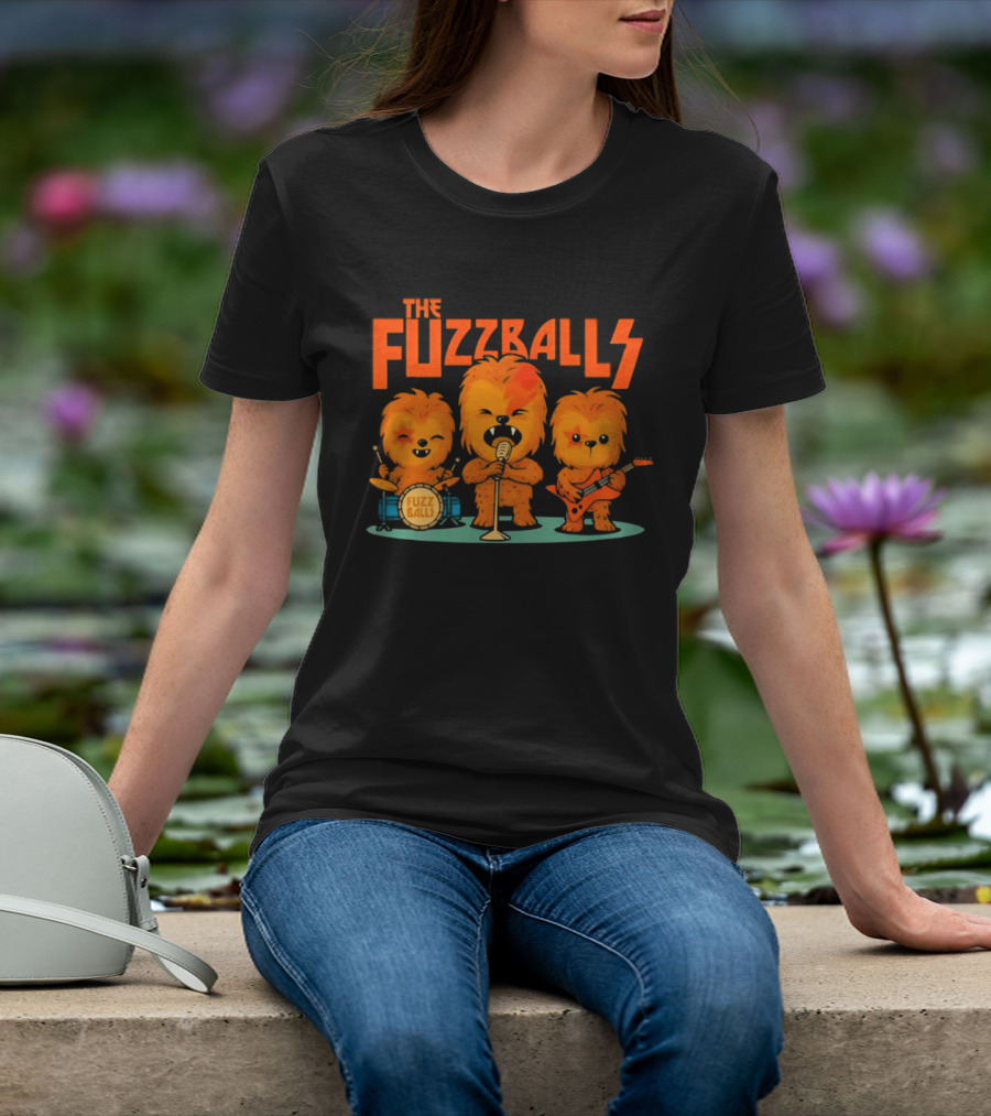 The Fuzzballs Chewbacca Star Wars Music Band T-Shirt