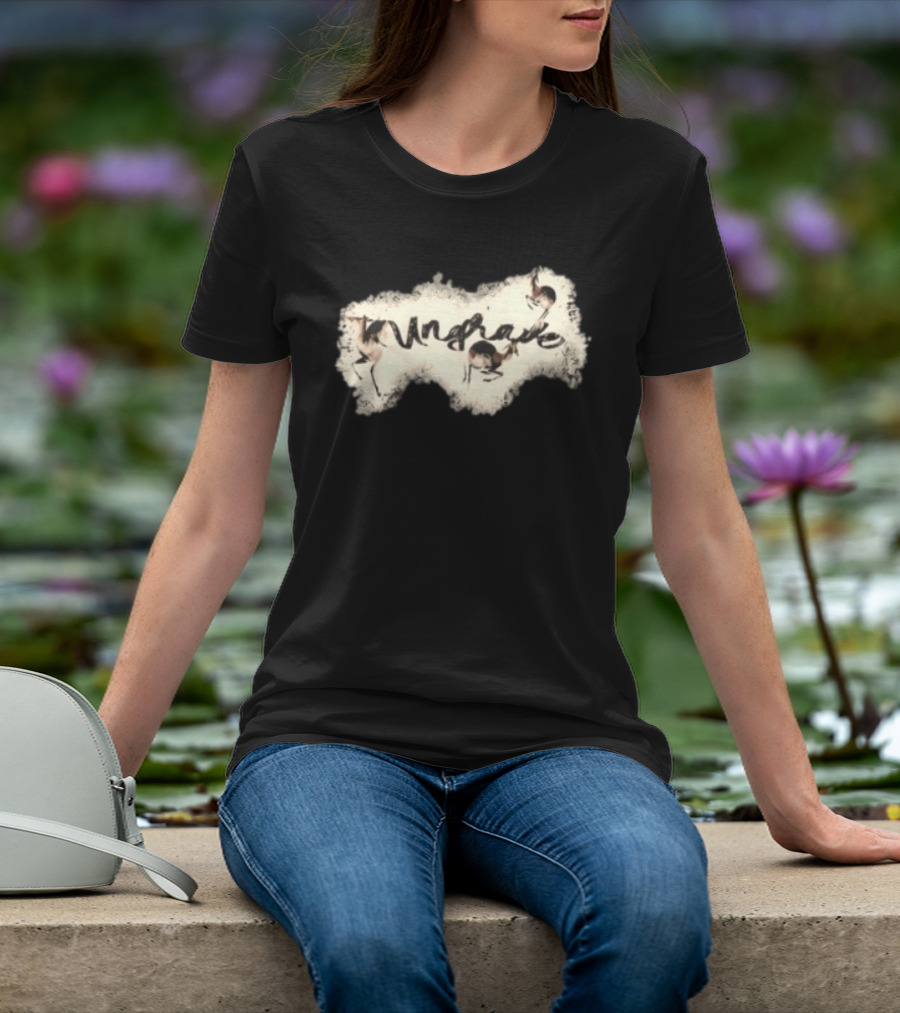 Ungrave Brown Shadow Deer Ungrave T-Shirt