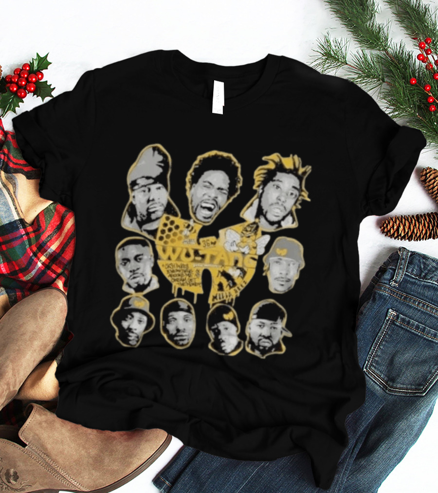 Wu Tang Clan The Final Chamber Tour 2026 Iconic Members Collage 36th Chamber T-Shirt