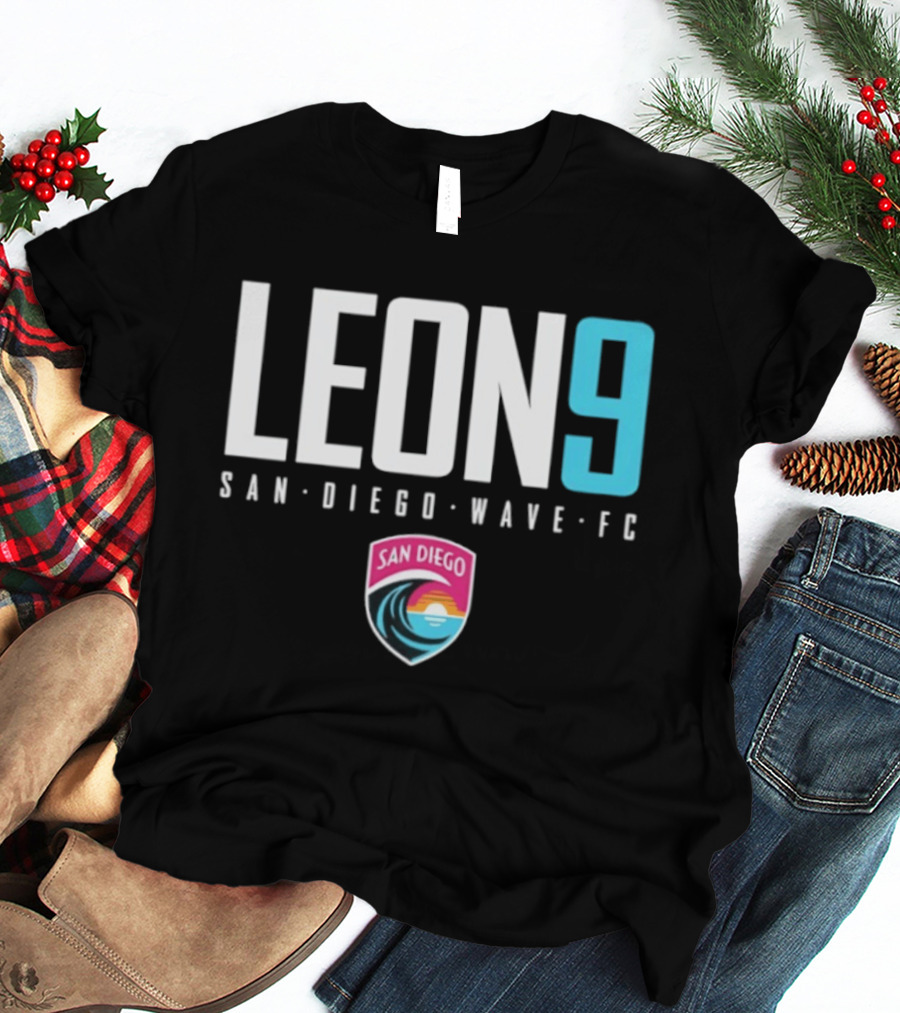 Adriana Leon 9 San Diego Wave FC T-Shirt