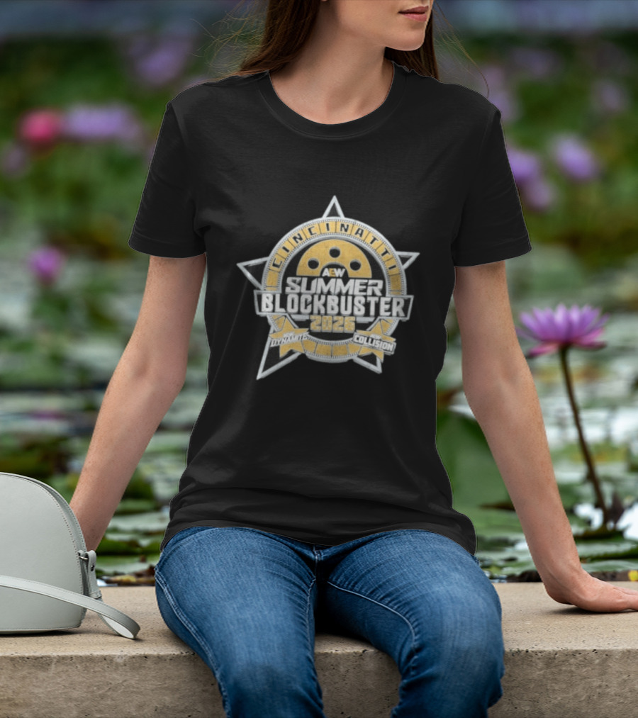 AEW Summer Blockbuster 2026 Cincinnati Event New Dynamite New Collision T-Shirt