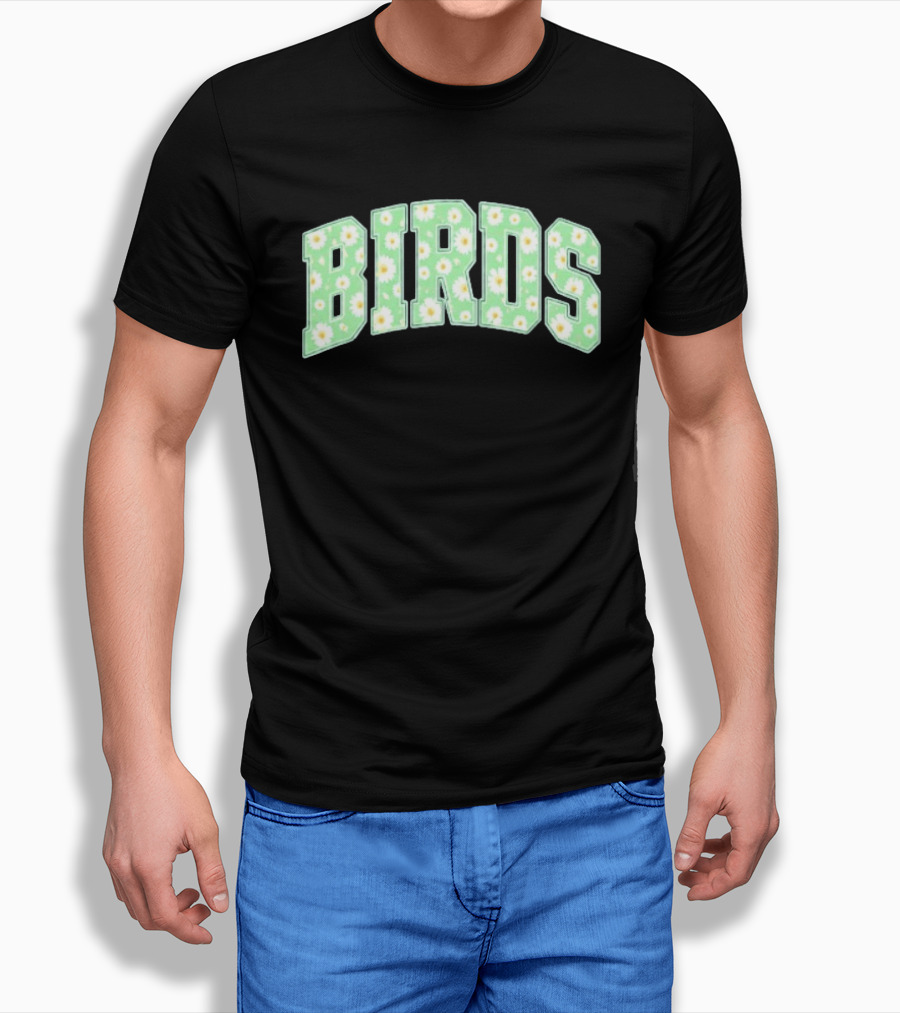 Birds Kelly Green Philadelphia Football Daisy T-Shirt