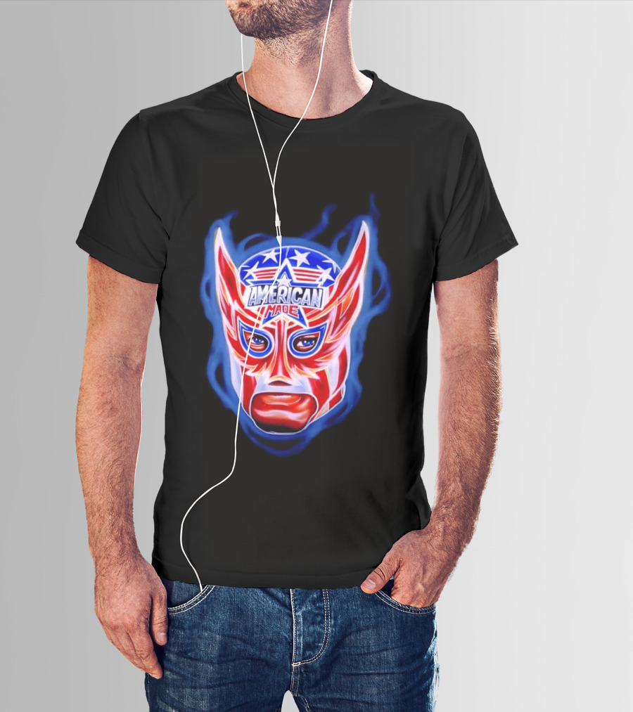 Cody Rhodes American Made Luchador Mask Star Spangled T-Shirt