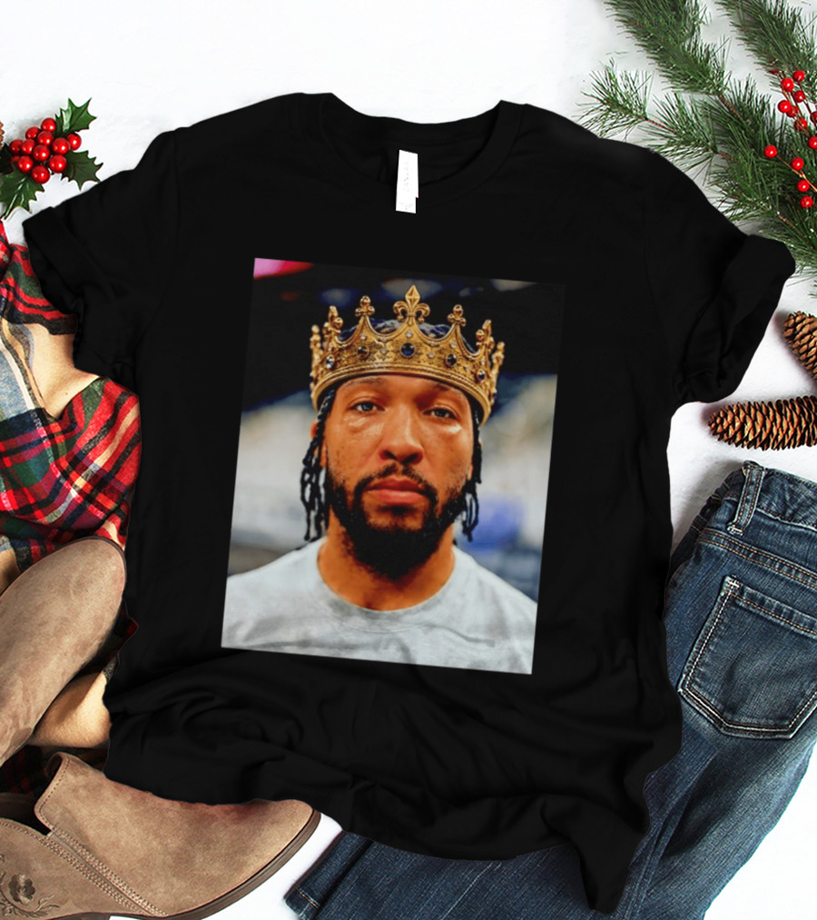 Jalen Brunson King New York Knicks Crown T-Shirt