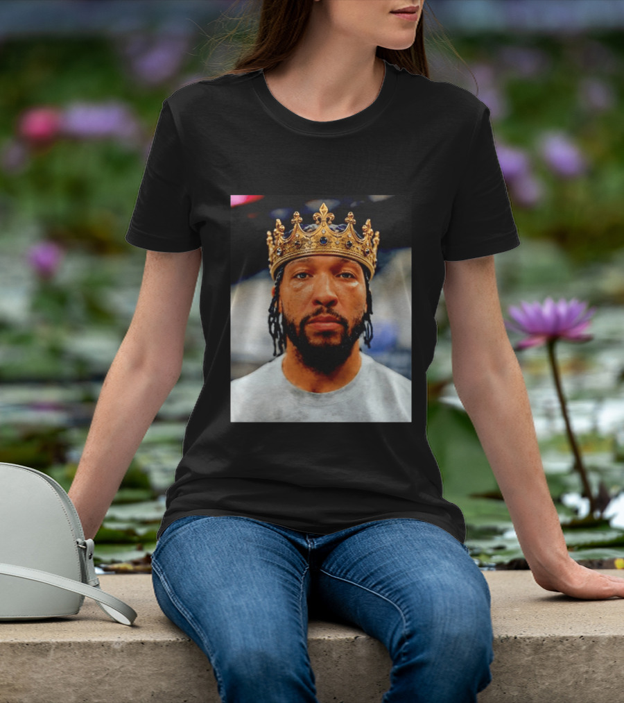 Jalen Brunson King New York Knicks Crown T-Shirt