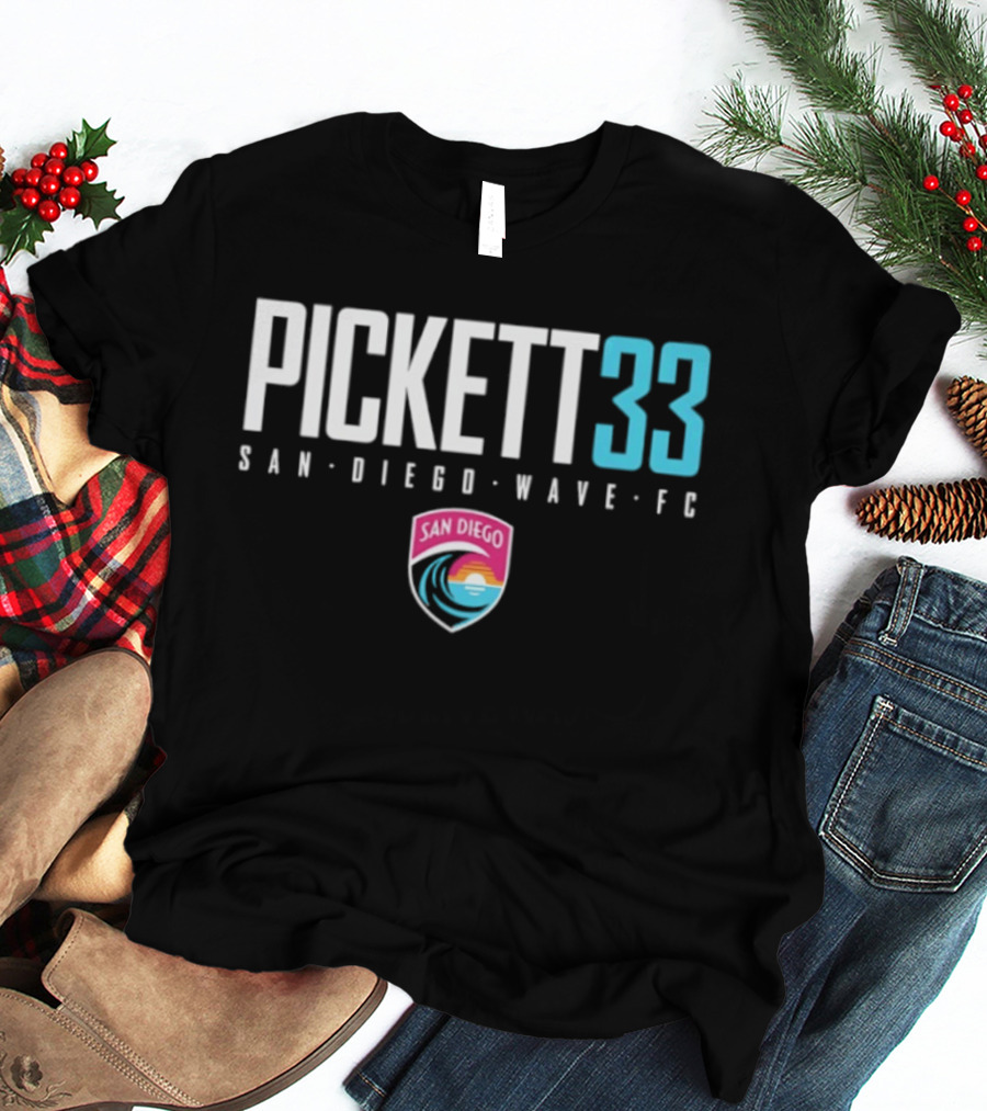 Kiki Pickett 33 San Diego Wave FC T-Shirt
