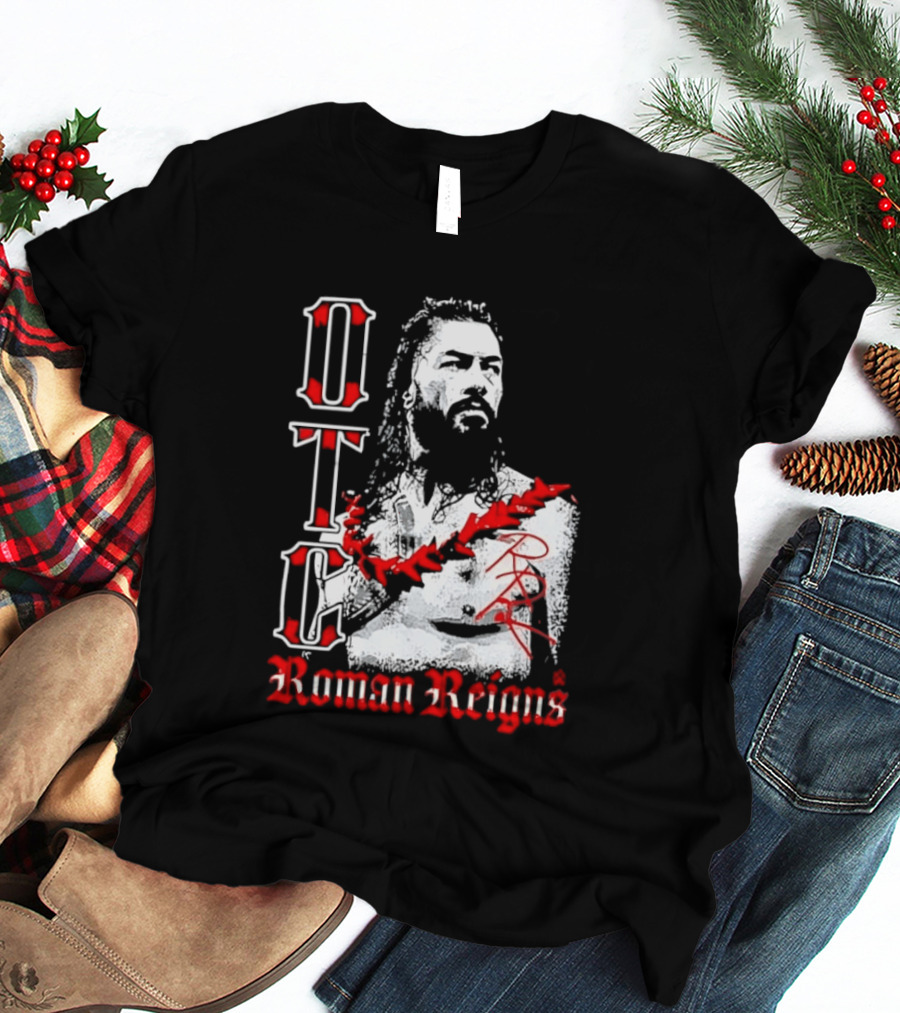 OTC Roman Reigns Wrestling Iconic Athlete T-Shirt