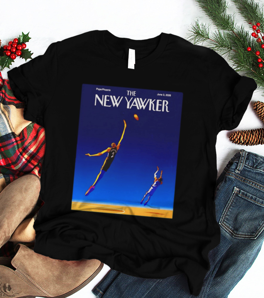 The New Yawker June 3 2026 Basketball Cover Pope Phoenix T-Shirt