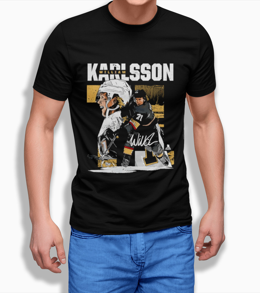 William Karlsson 71 Vegas Golden Knights NHL Player T-Shirt