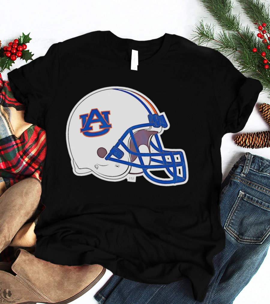 Auburn Tigers Football Helmet AU T-Shirt