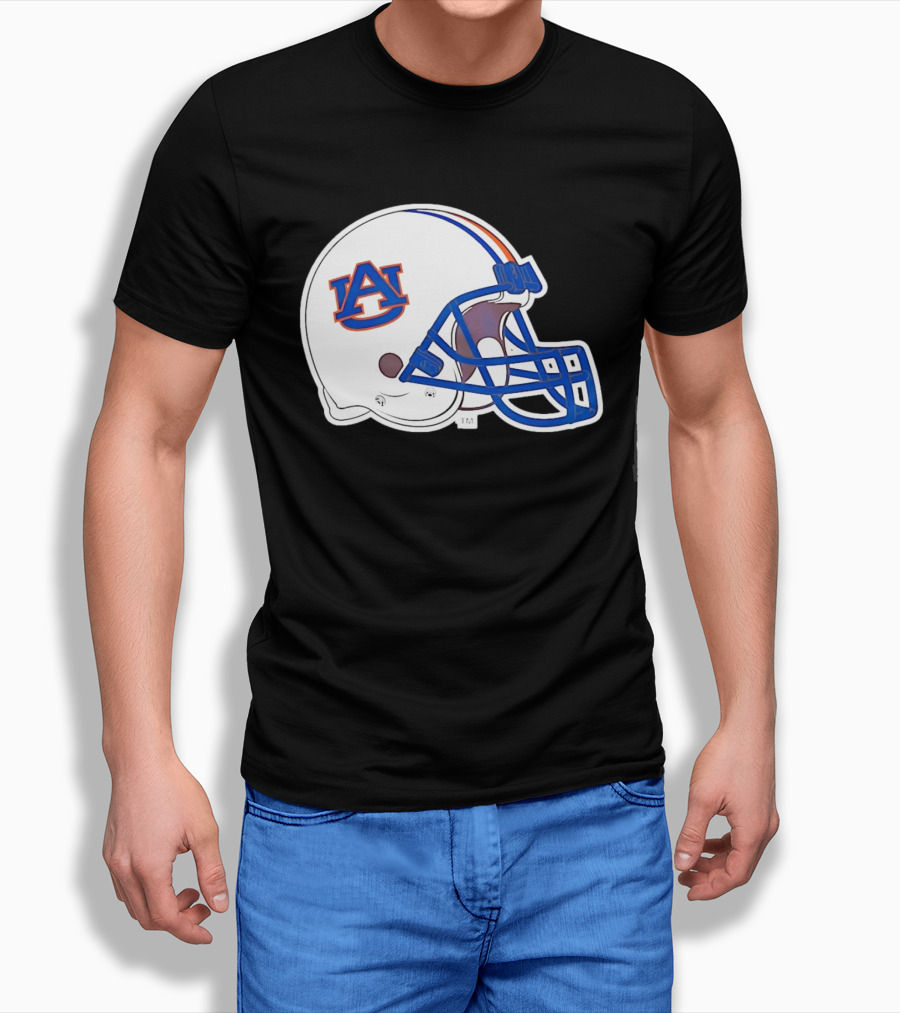 Auburn Tigers Football Helmet AU T-Shirt