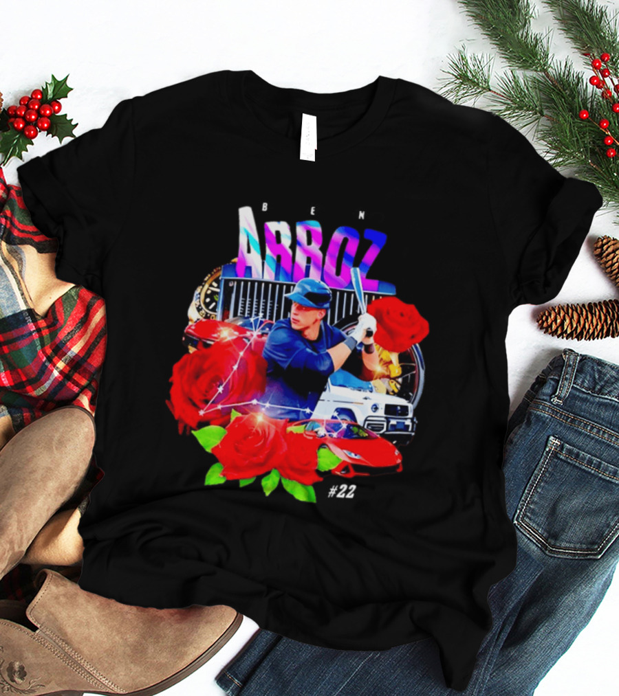 Ben Arroz New York Yankees Aaron Judge MLB 22 Luxury Sports Supercar Rose T-Shirt