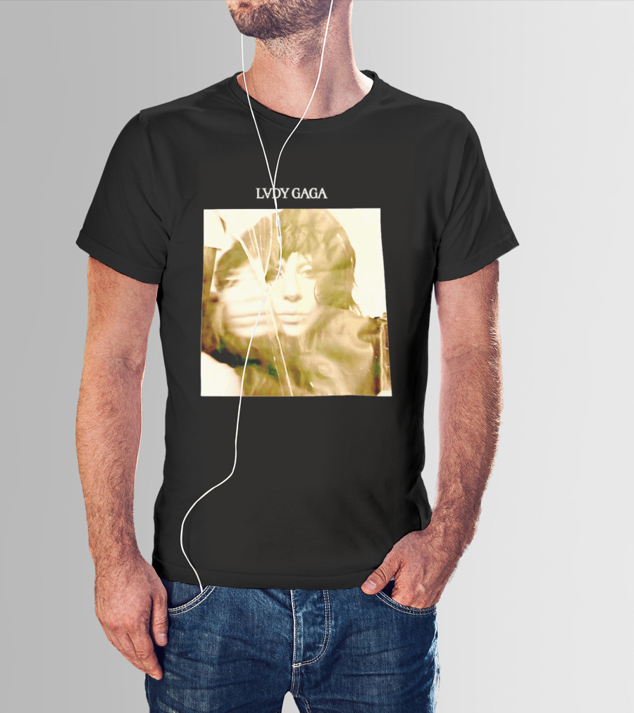 LADY GAGA LVDY Vintage Album Cover T-Shirt