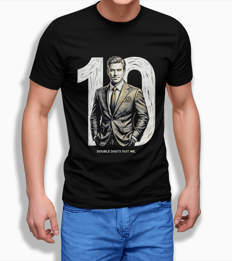Pierce Brosnan 10 Double Digits Suit Me Timeless T-Shirt
