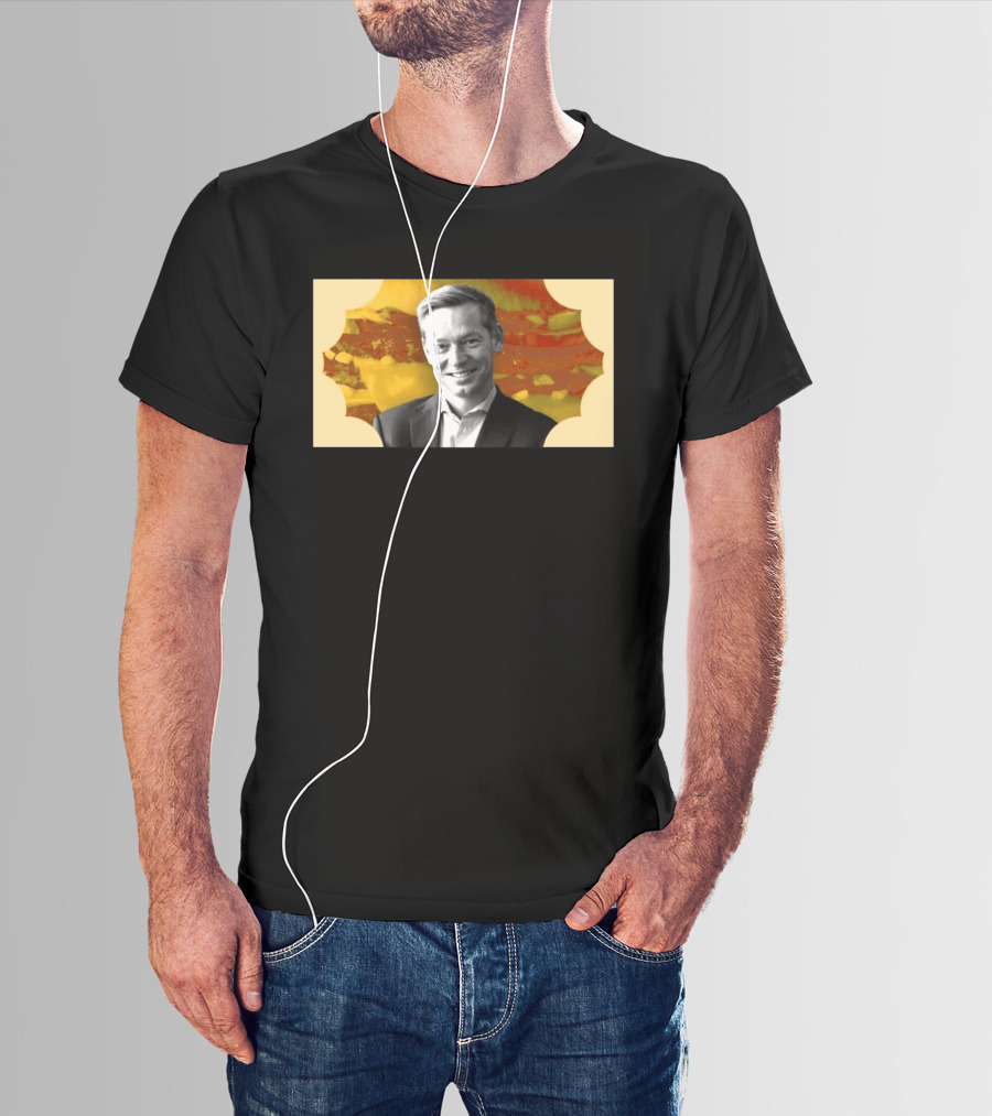 McDonald's CEO Chris Kempczinski Portrait Golden Arch T-Shirt
