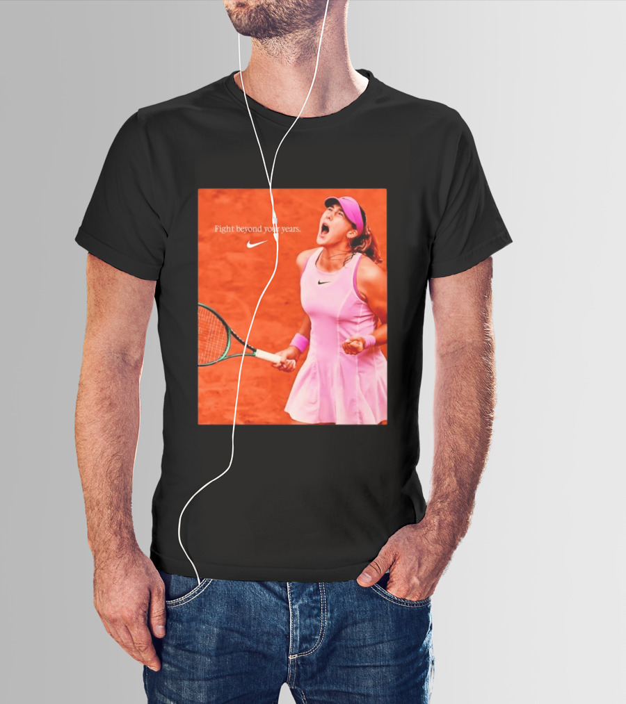 Mirra Andreeva Nike Fight Beyond Your Years Tennis Motivation T-Shirt