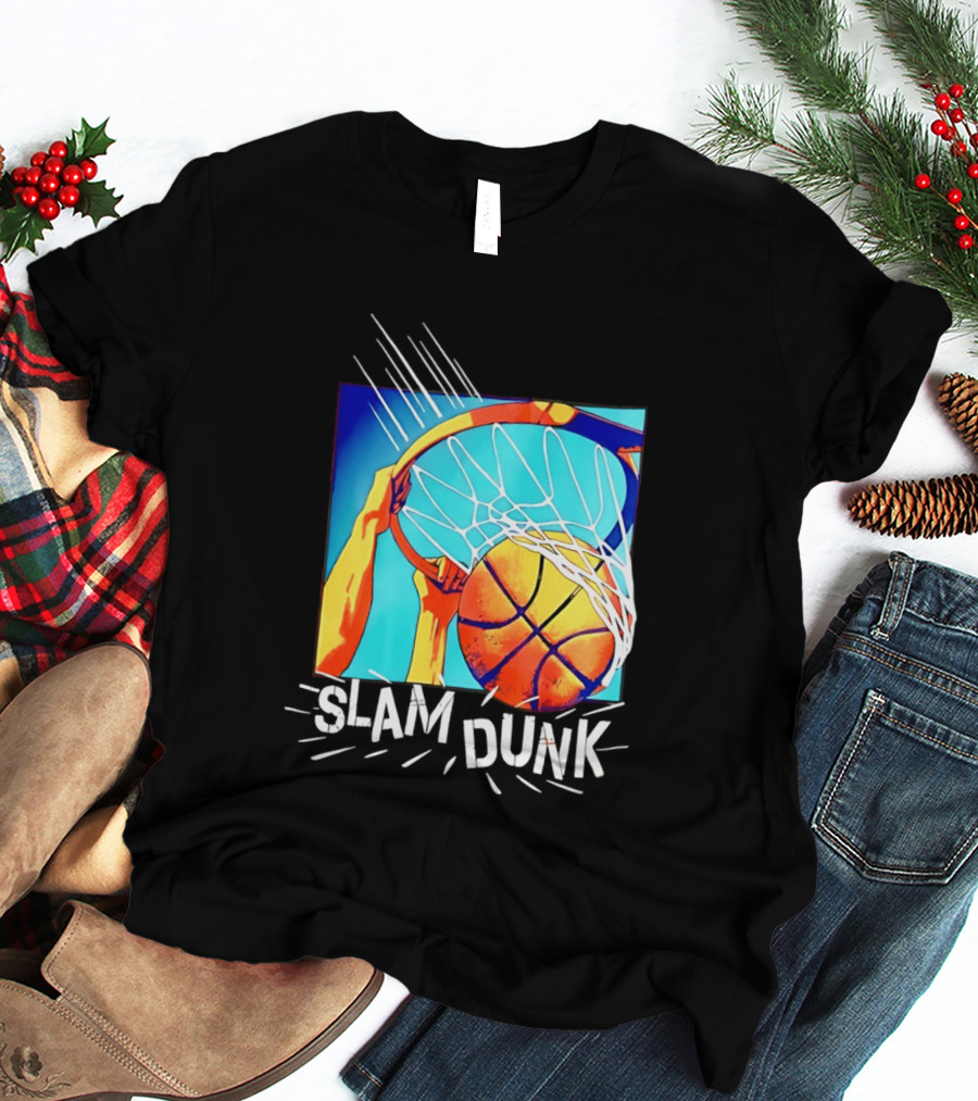 Slam Dunk Basketball Children's Place Hoop Action Kids T-Shirt