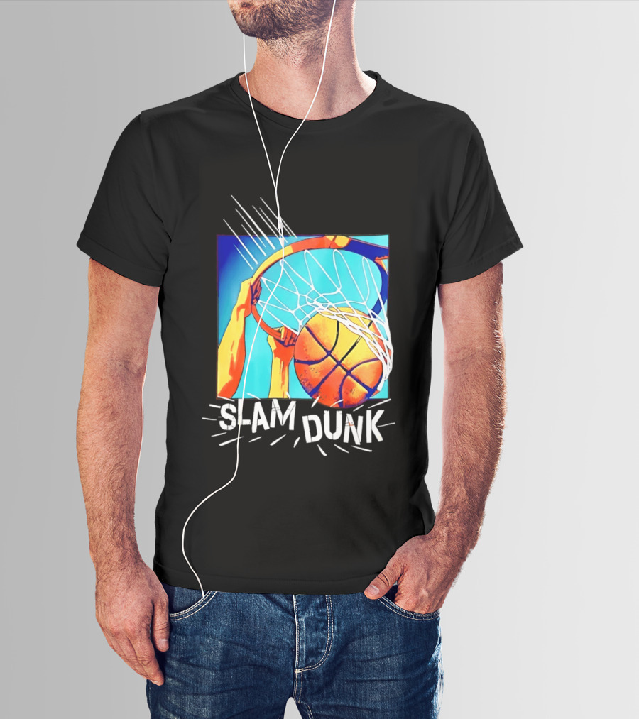Slam Dunk Basketball Children's Place Hoop Action Kids T-Shirt