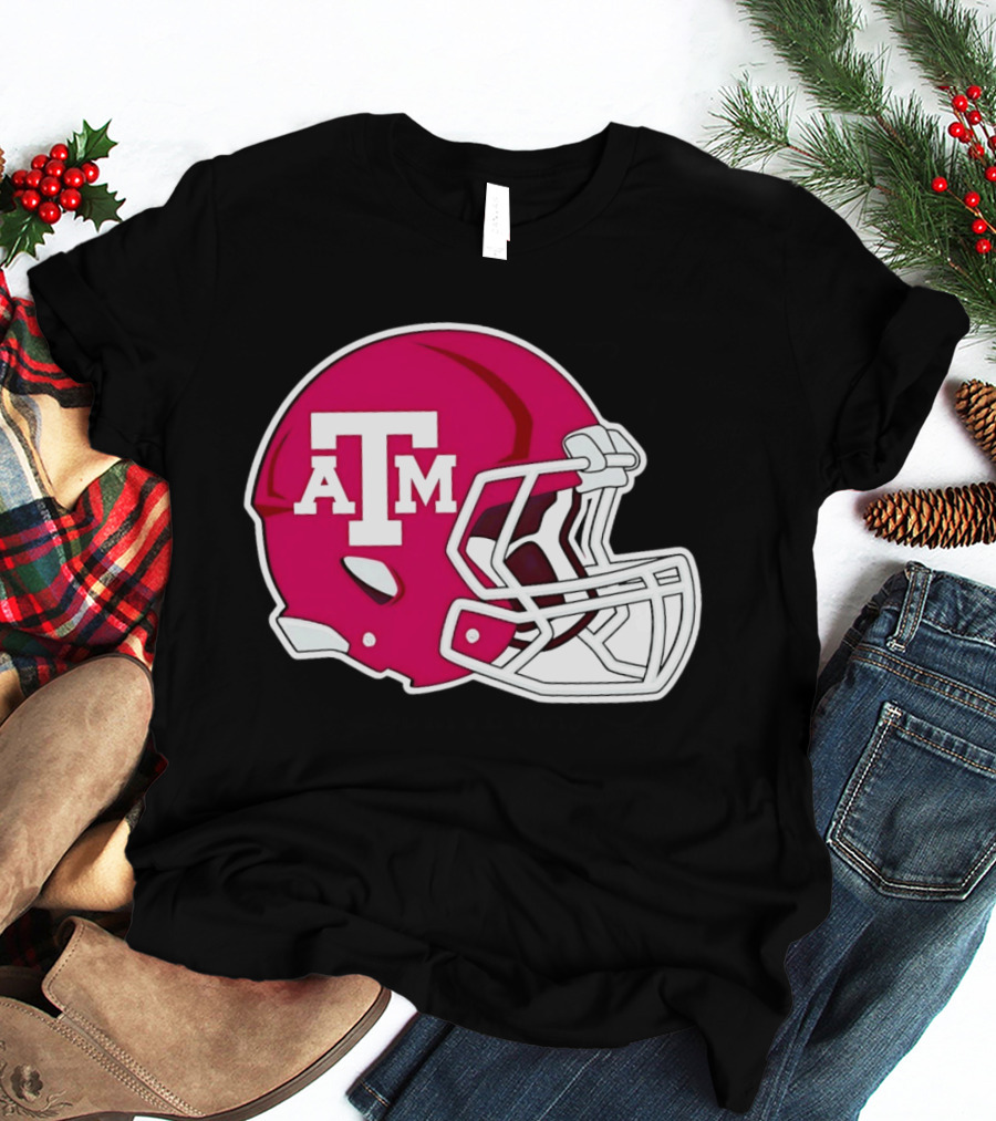 Texas A&M Aggies Football Helmet Fan Gear T-Shirt