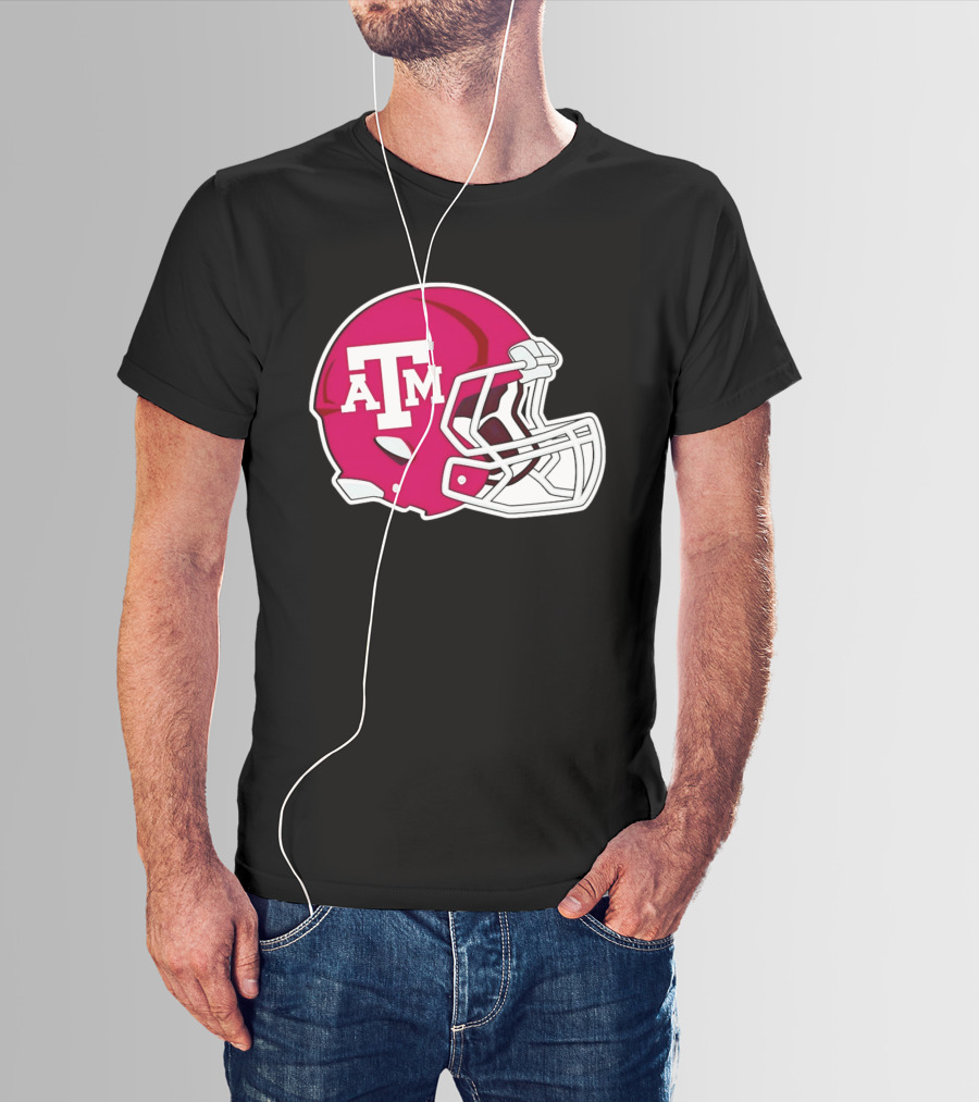 Texas A&M Aggies Football Helmet Fan Gear T-Shirt