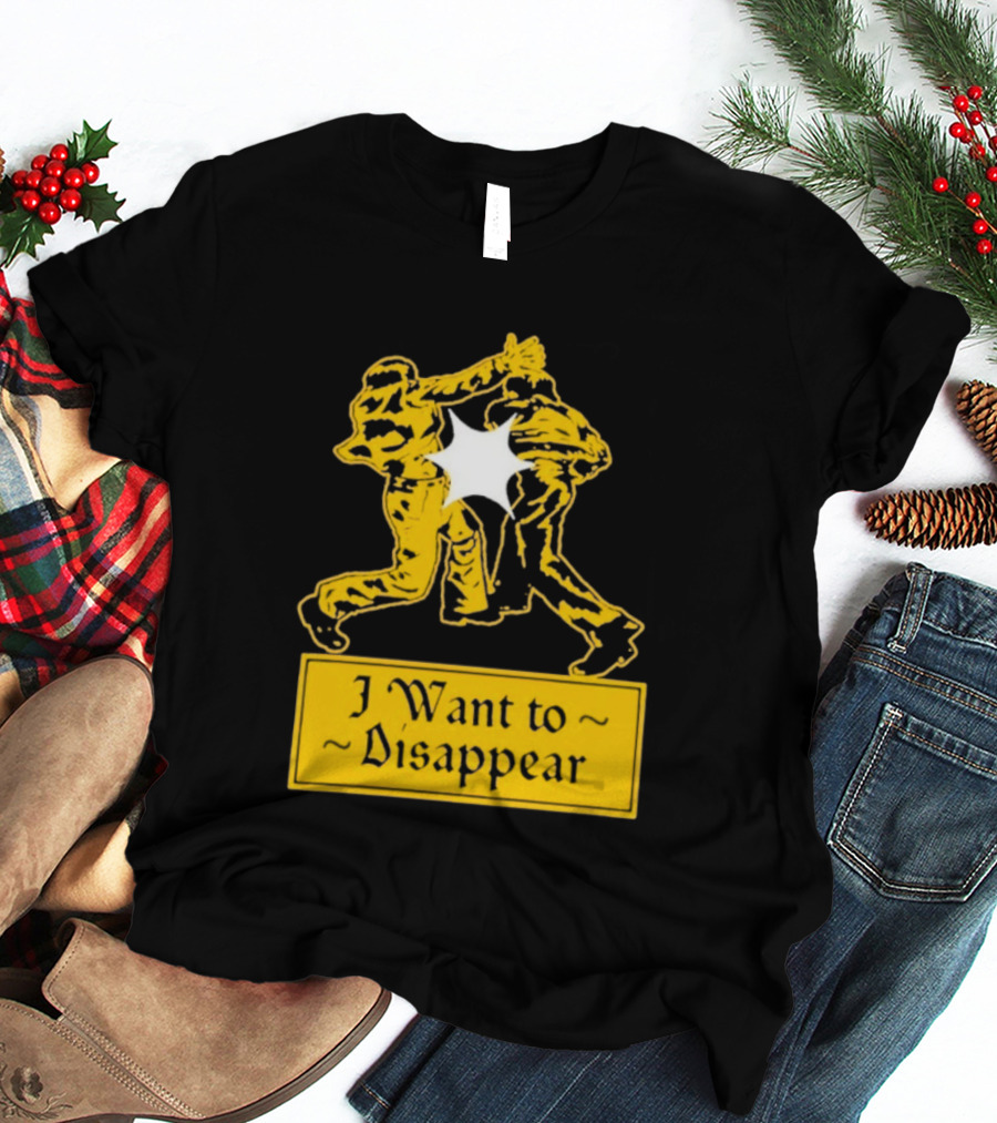 I Want To Disappear The Smiths Fighting Men Music Album T-Shirt