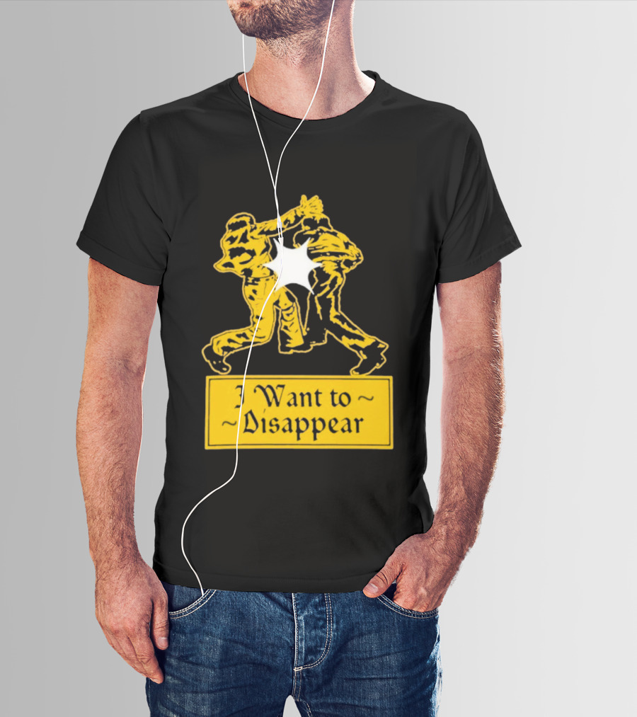 I Want To Disappear The Smiths Fighting Men Music Album T-Shirt