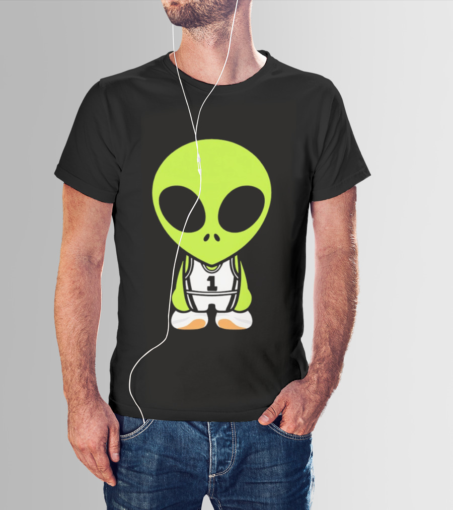 Victor Wembanyama San Antonio Spurs NBA Alien Player Number 1 Basketball T-Shirt