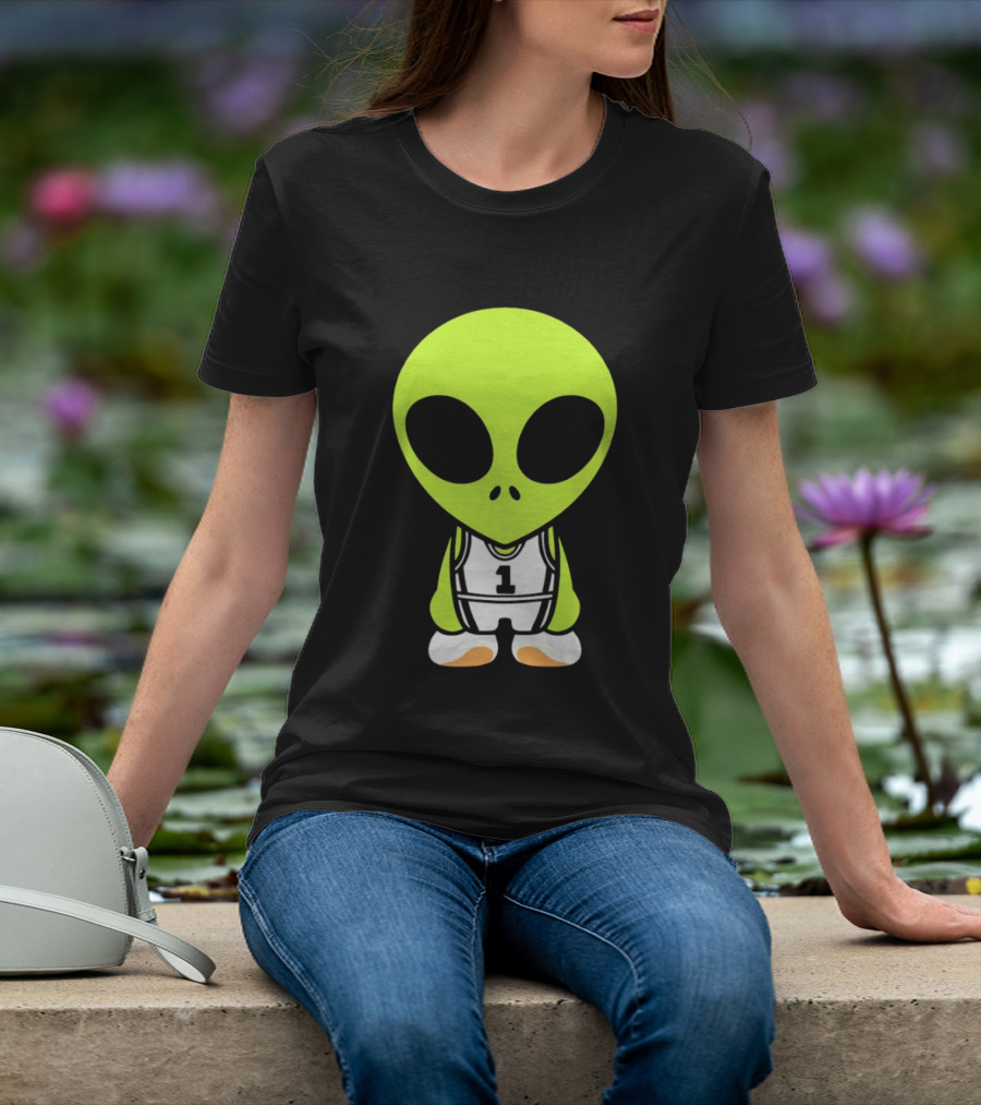 Victor Wembanyama San Antonio Spurs NBA Alien Player Number 1 Basketball T-Shirt